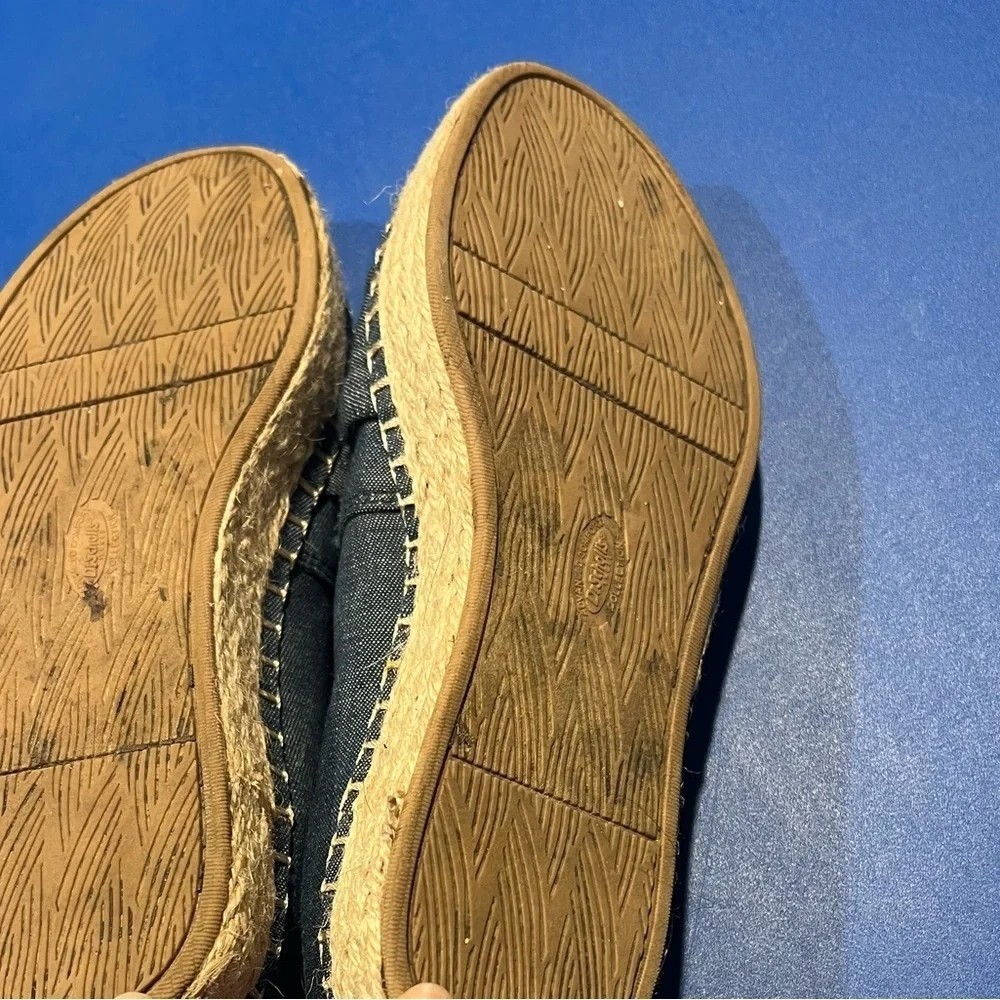 Dr. Scholl's Boundless Chambray Espadilles Shoes knot design women's Size 6 M
